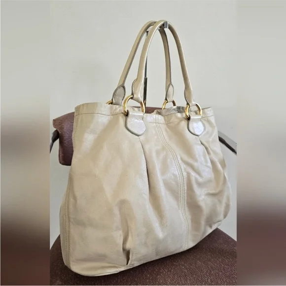 Authenticmiu miu Tan Tote Bag
